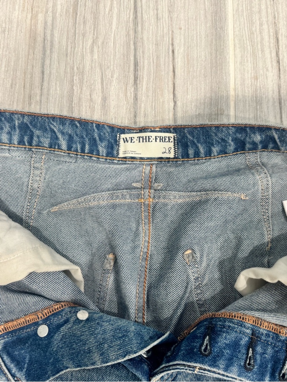 We The Free Good Luck Barrel Jean in 100 Years SZ 28 - Picture 3 of 7